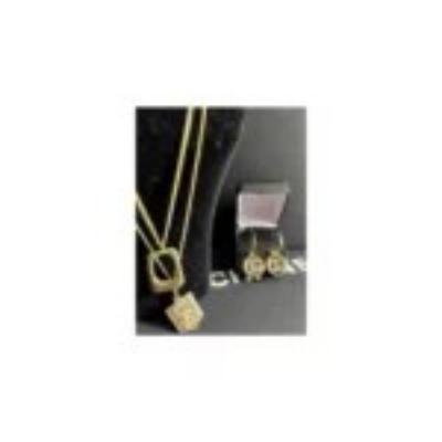 Gold Lux Pendant Duo Necklace