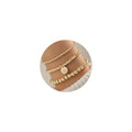 Turandoss Dainty Gold Initial Bracelet