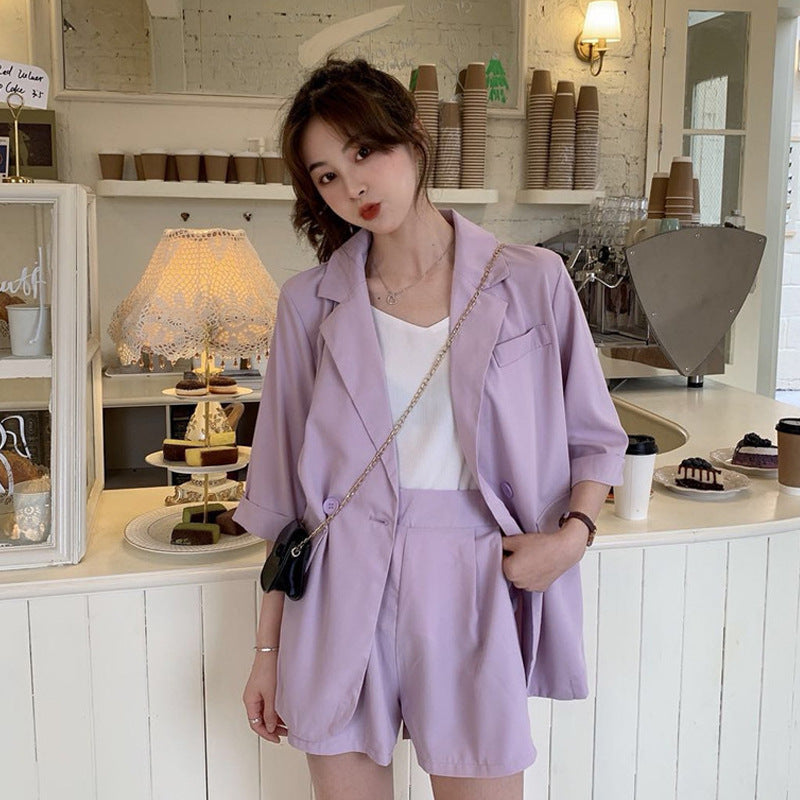 Summer 2020 Korean Style Two-Piece Suit for Women