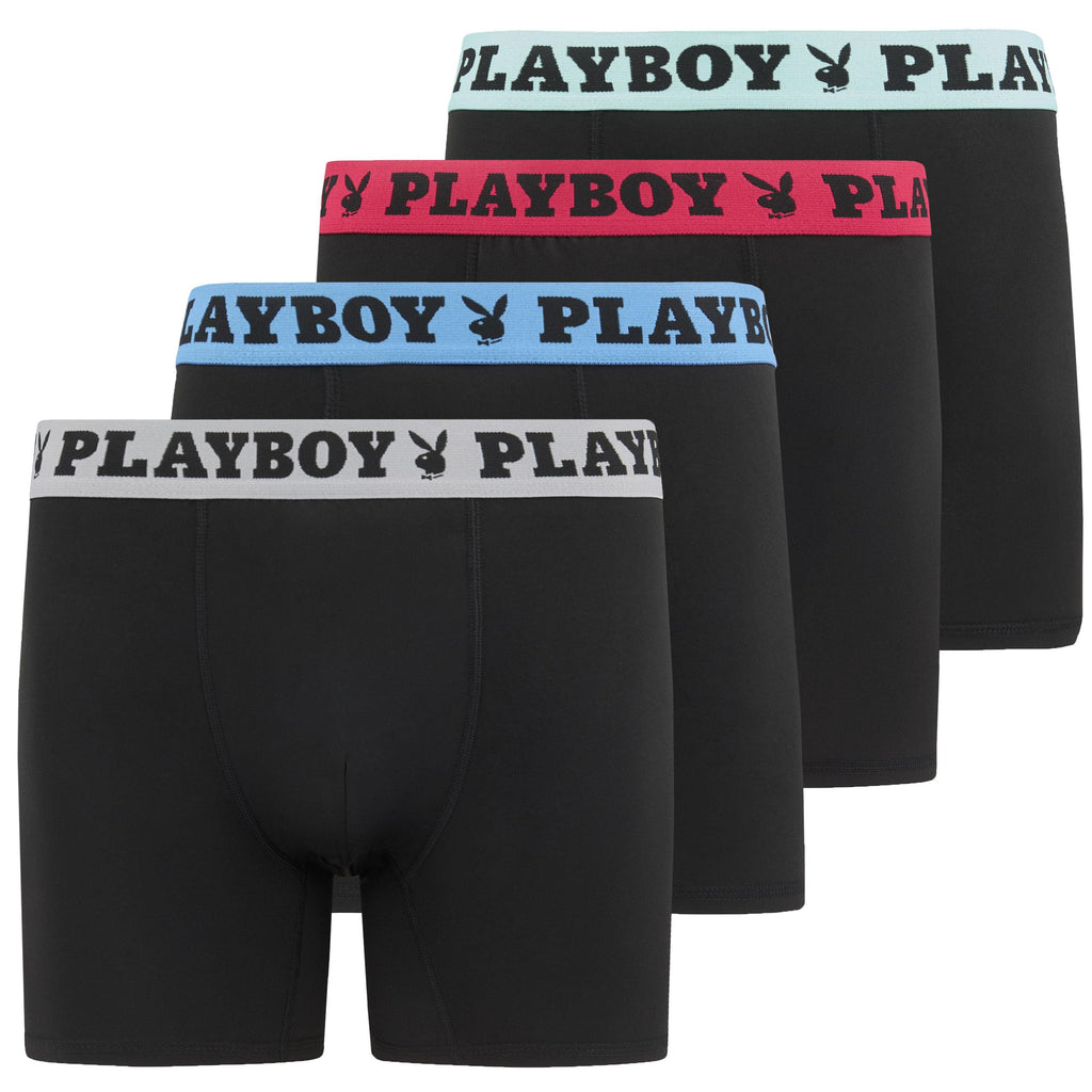 Playboy Bold Boxer Briefs 4-Pack