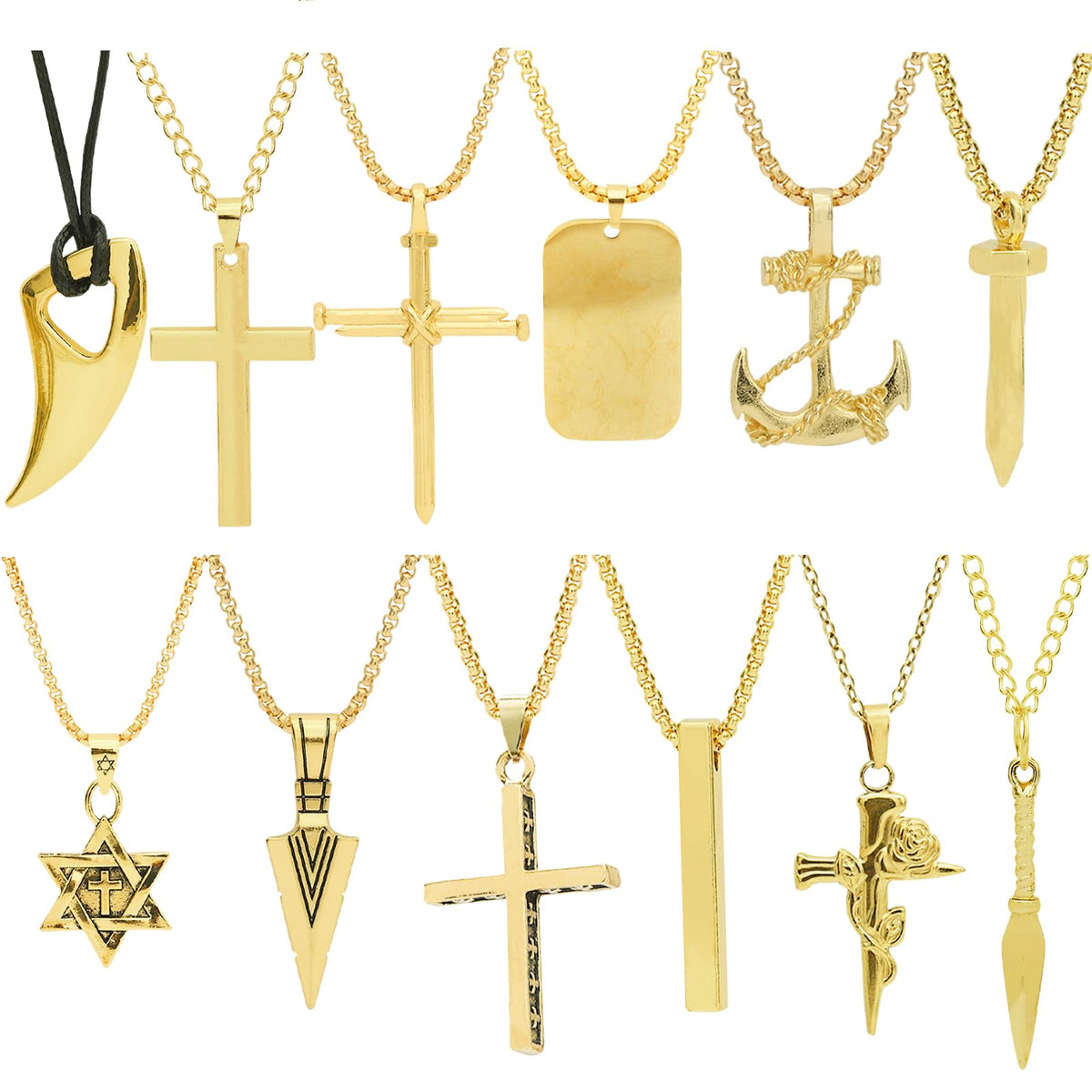 ChicShine Stainless Steel Cross Necklaces