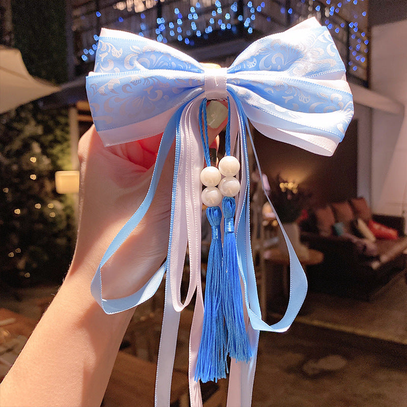 Children's Hanfu Headpiece with Traditional Tassels