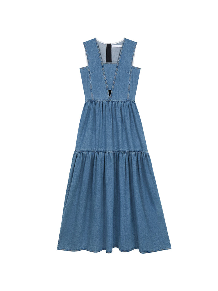 Chic Denim Summer Dress