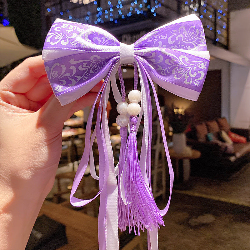 Children's Hanfu Headpiece with Traditional Tassels