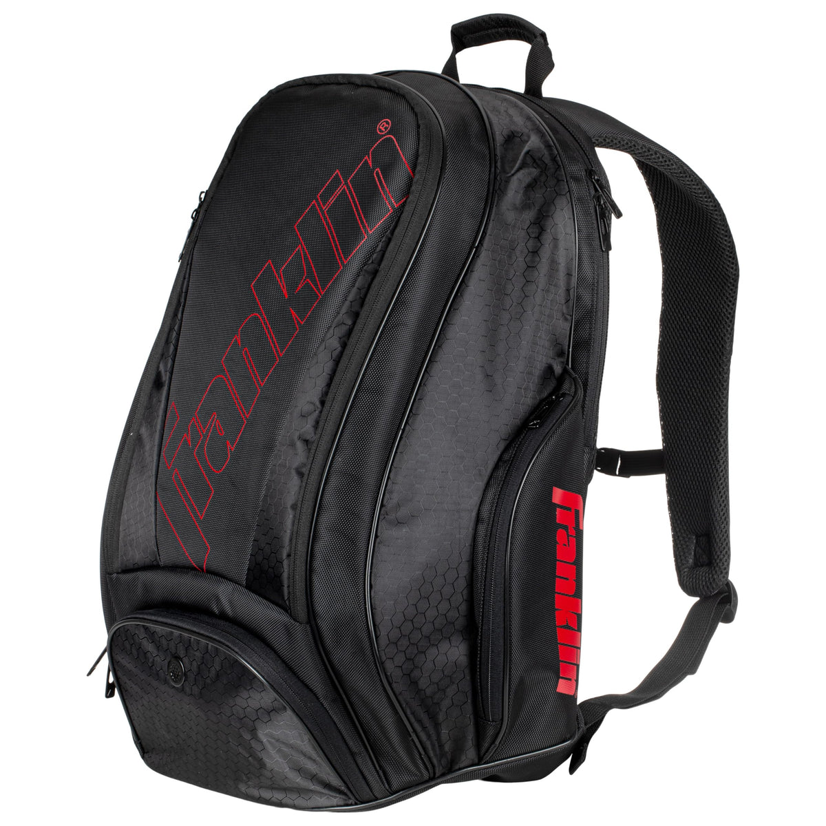 Franklin Sports Pickleball Bags - Deluxe Competition Pro Pickleball Backpack for Gear + Equipment - Pickleball Bag for Men + Women - Holds Paddles Pickleballs + Accessories - Elite Nylon Fabric