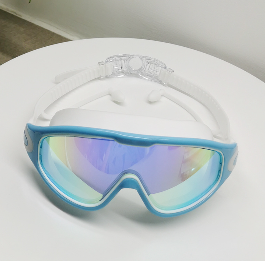 Large Frame Leakproof Swim Goggles