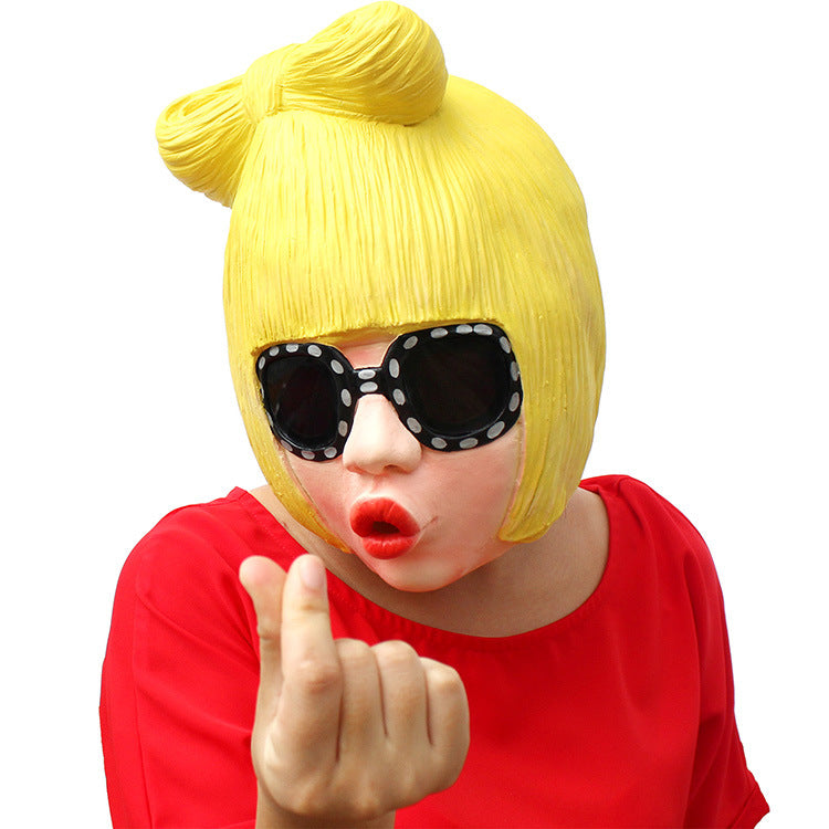 Funny Gaga Cosplay Props and Halloween Latex Masks